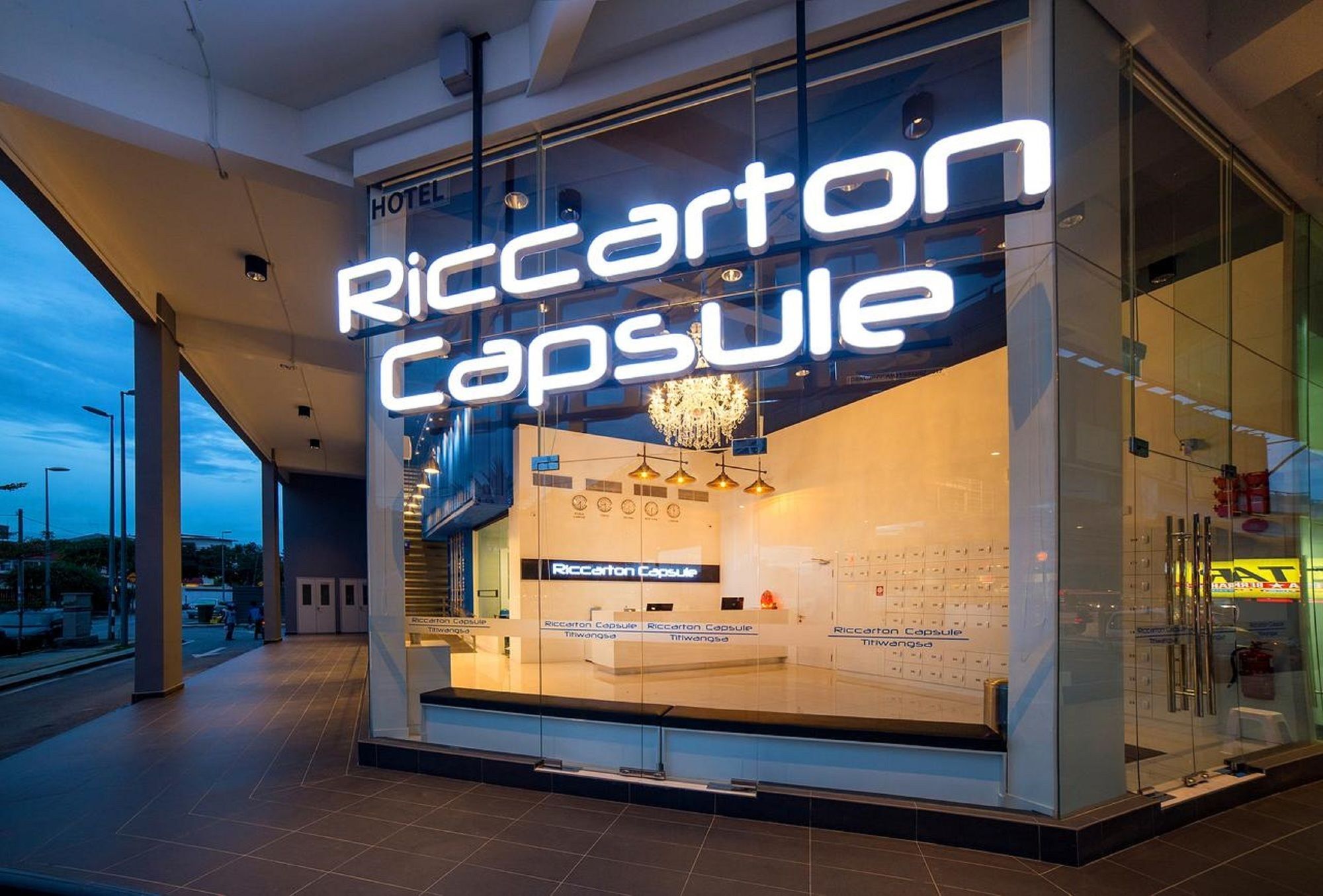Riccarton Capsule Hotel Kuala Lumpur Eksteriør billede
